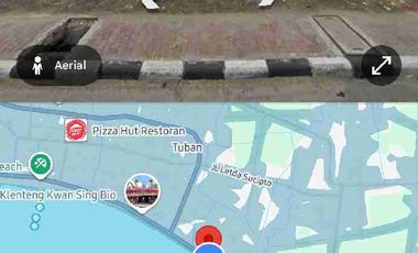 Tanah Jalur Pantura Tuban dijual 2400m²/ 2 Hektar 1 km dari Teuku Umar Tuban. 5,5 jt/m² nego. Lokasi strategis di Jl. Raya Tuban Semarang - Tuban