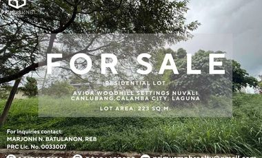 FOR SALE: Residential Lot at Avida Woodhill Settings