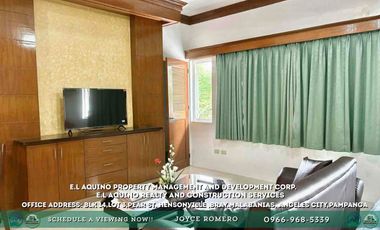 Studio Apartment Unit For Rent Located in Barangay Malabanias, Angeles City,Pampanga