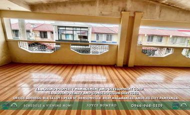 3 Bedrooms Townhouse For Rent Located in Barangay Cuayan, Angeles City,Pampanga