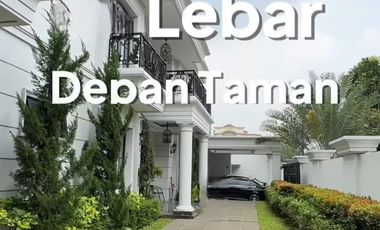 Rumah Mewah Pondok Indah Taman Bukit Hijau LT 650 M2 LB 900 M2 Lokasi Premium Depan Taman Jalan Lebar Bagus