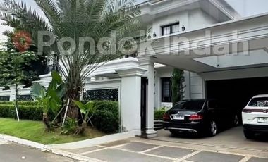Rumah Mewah Pondok Indah Taman Bukit Hijau LT 650 M2 LB 900 M2 Lokasi Premium Depan Taman Jalan Lebar Bagus