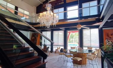 Hotel -casa en venta en  fraccionamiento club de golf Santa Fe, Morelos- 7 recamaras, 13 baños completos