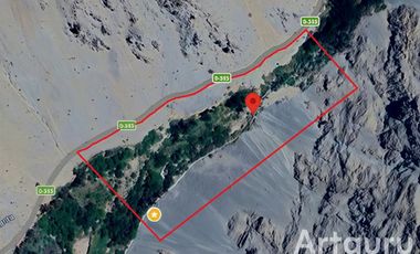 Venta hermoso terreno en Huanta, agua de riego, 2.5 ha. Vicuña, Valle del Elqui. $110 mm
