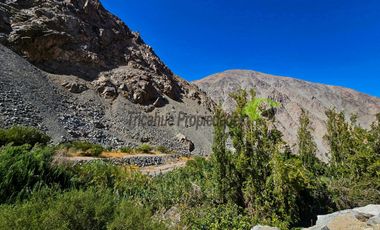 Venta hermoso terreno en Huanta, agua de riego, 2.5 ha. Vicuña, Valle del Elqui. $110 mm