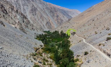 Venta hermoso terreno en Huanta, agua de riego, 2.5 ha. Vicuña, Valle del Elqui. $110 mm