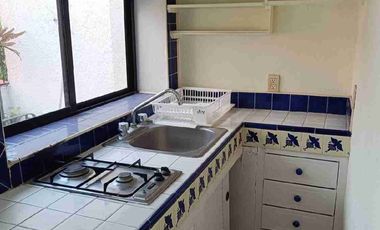 Rento mini departamento amueblado con excelente ubicación.