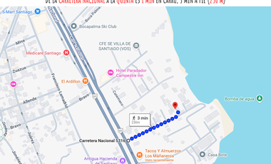 Casa Quinta en Venta en Santiago, en esquina, de 1 planta, en calle privada a 1 min de la Carretera y a 2 min a pie del muelle a la Presa de la Boca