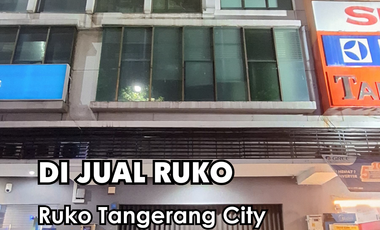 Di Sewa !!!  ruko tangerang city 4 lt depan jalan raya utama