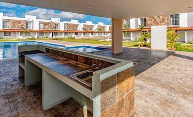 Venta de Casa Amueblada en Palma Turquesa en  Playa del Carmen Quinta Roo
