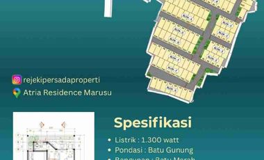 DIJUAL RUMAH SUBSIDI 3 KAMAR TIDUR DEPAN BANDARA LAMA MASUK