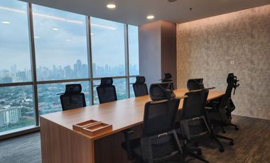 Ruang Kantor di Sewakan 340m2, Siap Pakai dan Fully Furnished !!