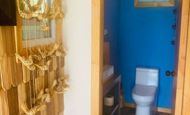 Cabaña en tranquilo entorno. Completamente equipada. Castro.