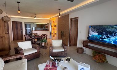 Departamento en Cancún Zona Hotelera – Planta Baja Frente a Alberca | 3 Habitaciones