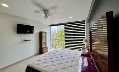 Departamento amueblado en renta en Fluvial Vallarta,  2 recamaras + alberca