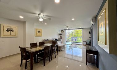 Departamento amueblado en renta en Fluvial Vallarta,  2 recamaras + alberca