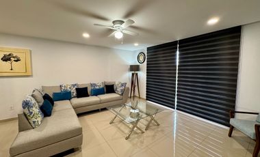 Departamento amueblado en renta en Fluvial Vallarta,  2 recamaras + alberca