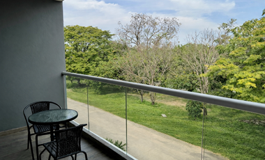 Departamento amueblado en renta en Fluvial Vallarta,  2 recamaras + alberca