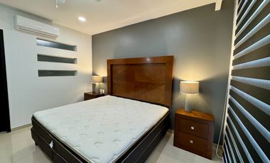 Departamento amueblado en renta en Fluvial Vallarta,  2 recamaras + alberca