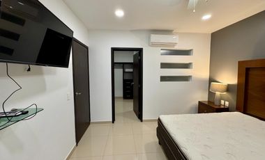 Departamento amueblado en renta en Fluvial Vallarta,  2 recamaras + alberca