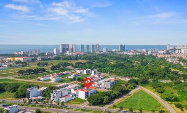 Departamento amueblado en renta en Fluvial Vallarta,  2 recamaras + alberca