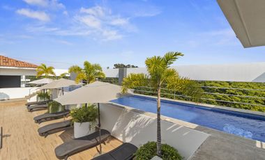 Departamento amueblado en renta en Fluvial Vallarta,  2 recamaras + alberca