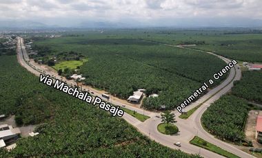 Terreno En Venta 1682m² avenida Machala-Pasaje