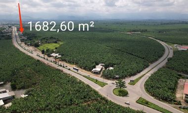 Terreno En Venta 1682m² avenida Machala-Pasaje