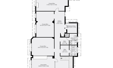 Oficinas flaxibles por Piso (300 M²) o Edificio Completo (1,200) – Contrato Flexible