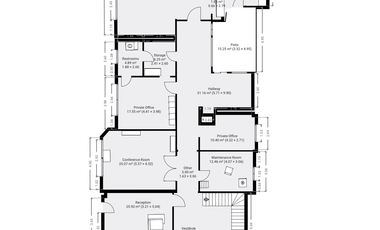 Oficinas flaxibles por Piso (300 M²) o Edificio Completo (1,200) – Contrato Flexible