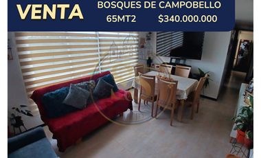 VENTA DE APARTAMENTO EN SECTOR DE CAMPOBELLO, POPAYAN