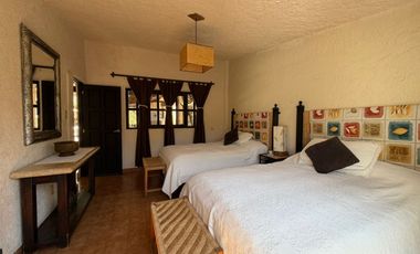 HOTEL BOUTIQUE EN VENTA, UBICADO EN EL PUEBLO MAGICO DE MALINALCO, ESTADO DE MÉXICO, TOTALMENTE EN OPERACIÓN DESDE EL AÑO 2010