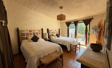 HOTEL BOUTIQUE EN VENTA, UBICADO EN EL PUEBLO MAGICO DE MALINALCO, ESTADO DE MÉXICO, TOTALMENTE EN OPERACIÓN DESDE EL AÑO 2010