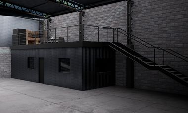 Galpón a estrenar con oficinas