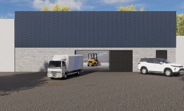 Galpón a estrenar con oficinas