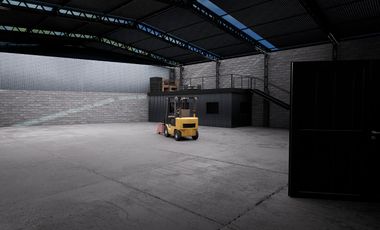 Galpón a estrenar con oficinas