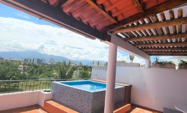 Casa en Renta en Villa Fairway en Marina Vallarta Vista al campo de golf, 3 recamaras.