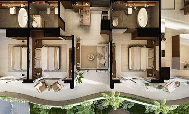 Luxury Apartment with Direct Thomas Beach View, Uluwatu