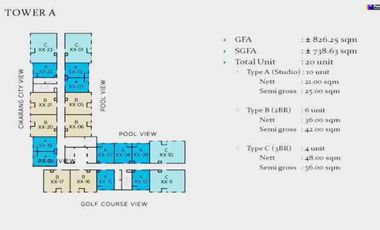 Apartemen Chadstone Cikarang 1 Lantai (Studio, 2BR, 3BR) Unfurnished Ada Balkon