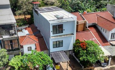 Dijual Rumah Modern Minimalist 3 Tingkat di Gandul Dekat Pintu Tol Brigif