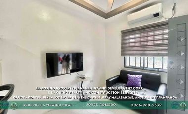 2 Bedrooms Apartment Unit For Rent Located in Barangay Anunas,Angeles City,Pampanga