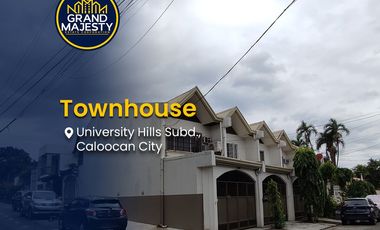 FOR SALE | Pre-Owned Townhouse in University Hills Subdivision, Caloocan City