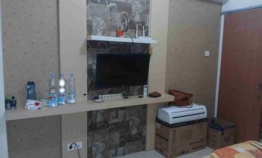 disewakan apartement paviliun tower 2 furnish studio+ ada sekat antara dapur dan ruang tidur , kamar lebih besar lokasi dekat tol mayjen ada AC kasur kitchenset tv balkon