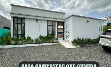 Casa con diseño estilo bali en Restrepo-meta