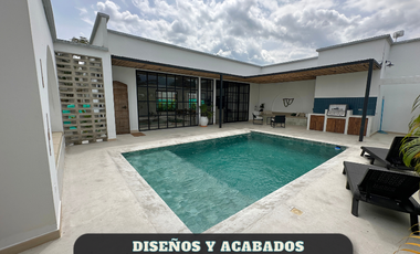 Casa con diseño estilo bali en Restrepo-meta