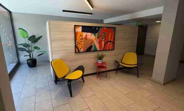 Arriendo dpto studio,1 ambiente, metro Rondizzoni Santiago