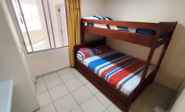 🏢 HOSPEDAJE POR NOCHE (s) HERMOSO DEPARTAMENTO DOS DORMITORIOS.(TONSUPA)