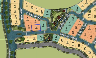 Lot for sale in Rockwell Carmelray Drive, Rockwell South at Carmelray, Canlubang, Calamba, Laguna