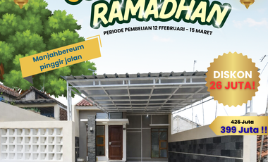 DISKON 26 JUTA!!! Rumah Siap Huni Bonus Kitchen set