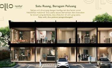 Kawasan elite Terbaru dari developer ternama! Ruko Ollo at Ayodhya By Alam Sutera Start 1,9 M